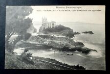 44. Antique Biarritz Panoramique Villa Belze CARTE POSTALE Postcard picture