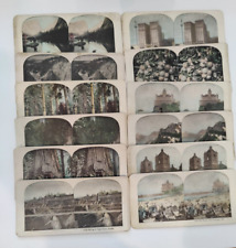Stereo view Card Lot of 12 Buildings picture