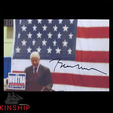 President Bill Clinton signed 4x6 Photo JSA COA Bold Auto Hillary B1517 picture