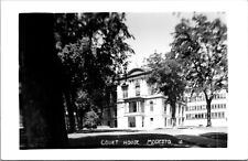 Modesto California CA Court House Stanislaus County 1940s RPPC Photo Postcard picture