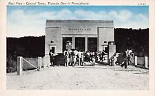Tionesta Lake Dam PA Pennsylvania Flood Control Disaster Army Corps Postcard A52 picture