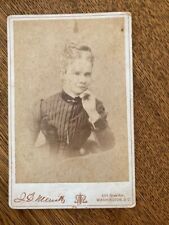 1880's Washington D. C. cabinet card-older lady- by J D Merritt picture