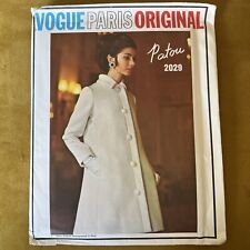 Rare 1968 VOGUE PARIS ORIGINAL Pattern by PATOU UNCUT 2029 Dress Coat Sz 14=10 picture