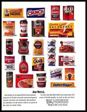 1992 Nestle 90s Food Products Variety Vintage PRINT ADVERTISEMENT picture