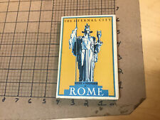 High Grade UNREAD Travel book: 1954 THE ETERNAL CITY - rome - 200 illust 3 maps picture