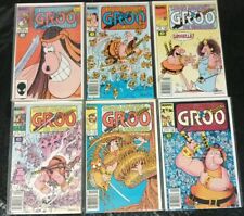 Sergio Aragones GROO The  WANDERER  LOT of 6 Comics #16-19 21 71 Marvel 1986 picture