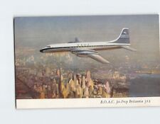 Postcard B.O.A.C. Jet Prop Britannia 312 Bristol Aeroplane Company picture