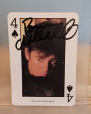 Autographed Ronnie McDowell 4 Of Spade The Best Of Country Music Playing Card picture
