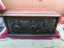 Vintage Antique Battery Tube Radio Clarodyne Low Loss Receiver 201 Brass Base picture