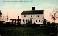 Vtg Haverhill Massachusetts MA Birthplace of John Greenleaf Whittier Postcard picture