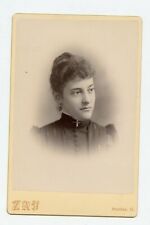 Cabinet Photo, Findlay, Ohio - Attractive Young Lady - Nice Condition  picture