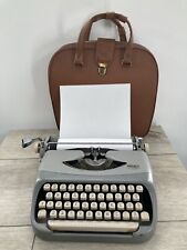 Vintage Royalite Typewriter Portable Leather Case Royal McBee Netherlands 1960s picture
