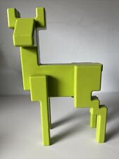 VINTAGE*IKEA*Monika Mulder -Metal DEER Sculpture Figurine- Lime Green 9x7- picture