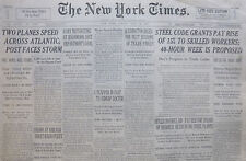 7-1933  July 16 HITLER INVOKES AID OF BUSINESS HEADS. 100K GREET BALBO FLEET picture