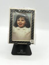 3 Vintage Pair 1980s Enamel Black Photo Frames Square 4.5