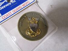 CHALLENGE COIN USCG UNITED STATES COAST GUARD MCPO MASTER CHIEF PETTY OFFICER picture