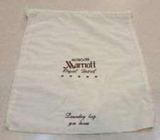 Vintage Moscow Marriott Royal Hotel Drawstring Laundry Bag - 18.5 x 15.5 inches picture