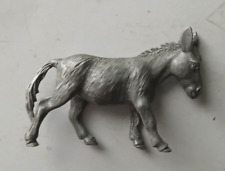 Vintage Pewter Horse / Donkey Figurine picture