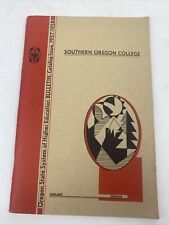 1957 1958 Southern Oregon College Catalog Bulletin Ashland picture