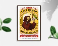 Photo: Left Bower smoking tobacco Manufacture,Joseph Scheider,100 Walker Street, picture
