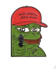 Pepe The Frog Meme Enamel Pins Shooting MAGA Trump second amendment picture