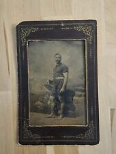1880s CUBAN BASEBALL PLAYER FERROTYPE/TINTYPE CABINET ORIGINAL Photo 599 picture