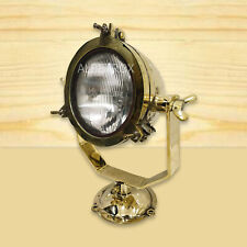 Marine Spot Light Solid Brass Antique Nautical Style Industrial Vintage Decor picture