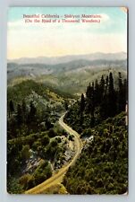 CA-California, Aerial View Siskiyou Mountains, c1909 Vintage Postcard picture