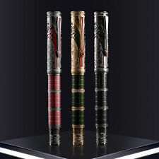 New Colour Hongdian D5 Qin Piston Fountain Pen Dynasty Series EF/F Retro Pen picture
