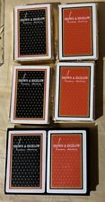 6 Vintage BROWN  & BIGELOW   Playing Card Decks 3(red) 3 (black), Hoyle picture