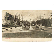Omaha Nebraska Capitol Avenue Postcard c1908 High School Street Road Art C1904 picture