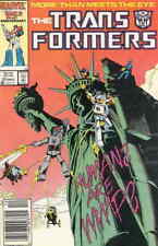 Transformers, The #23 (Newsstand) FN; Marvel | Statue of Liberty Cover - we comb picture