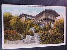 1927 postcard Hollywood CA Home Of Elliot Dexter celebrity actor  posted picture