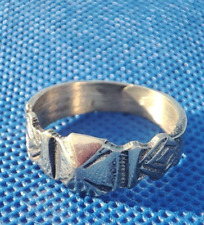 Moroccan rare antique silver ring tribal jewelry picture