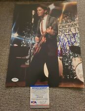 MICHAEL J FOX SIGNED 11X14 PHOTO BACK TO THE FUTURE GUITAR MCFLY PSA DNA AK80778 picture
