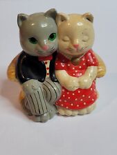 Vintage Russ Mr. & Mrs. Cat Coin Bank 5