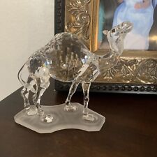 Swarovski Camel Crystal Figurine on frosted base picture