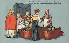 Germany Decke Bonne Blommeküel Morren en Spinat... Vintage Postcard 02.73 picture