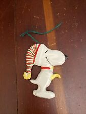 Vintage Snoopy Woodstock Stocking Cap Christmas United Features Syndicate 1972 picture