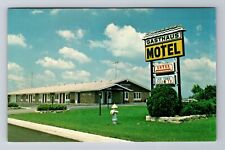 Monroe WI-Wisconsin, Gasthaus Motel, Advertising, Vintage Souvenir Postcard picture