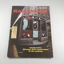 Railway Age 1978 may 8th Chicago: rail renaissance in the making  picture