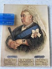 QUEEN VICTORIA Vintage Repro Bespoke Tailoring Ad LONDON Print ROYAL UK Majesty picture