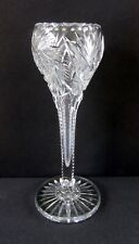 Vintage ABP American Brilliant Period Cut Glass Trumpet Vase  10