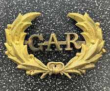 Antique United States G.A.R. Veterans Hat Badge Wreath GAR Insignia picture