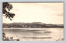 Lakeville CT-Connecticut, Lake Wononscopomuc, Interlaken Inn Vintage Postcard picture