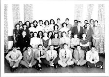 A group of people taking a church group photo Found Photo V0843 picture