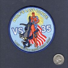 VS-35 BLUE WOLVES RIMPAC WESTPAC 2004 US NAVY S-3 VIKING Squadron Cruise Patch picture