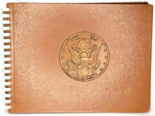 United States Army WWII Scrap Book Photo Album Collection Of Identified Photos picture
