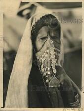 1973 Press Photo Bedouin woman featured in NBC Reports 