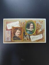 Rembrant & Velasquez Painters Trading Card by Suchard Chocolates Rare Vintage picture